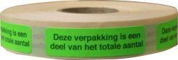 Blockland Blockland Strooketiket verpakking is deel van totaal 44 x 11 (750 st)