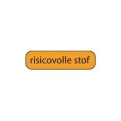Blockland Strooketiket risicovolle stof 44 x 11mm (750 st)