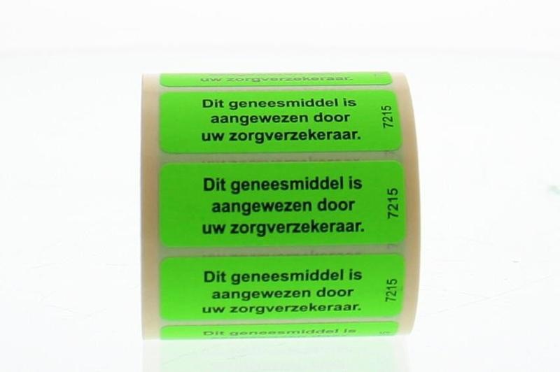 Blockland Blockland Strooketiket aangewezen door zorgverzekeraar 750st (750 st)