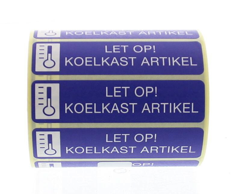 Spruyt Hillen Sticker let op koelkast artikel (500 stuks)