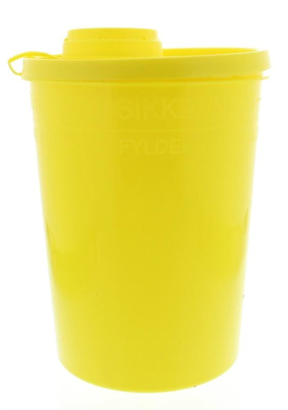 Blockland Blockland Naaldencontainer large geel (2 ltr)