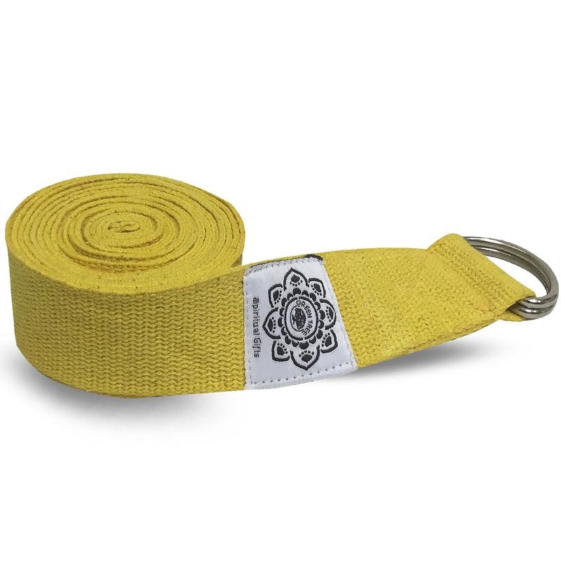 Green Tree Green Tree Yoga riem geel 250cm (1 st)