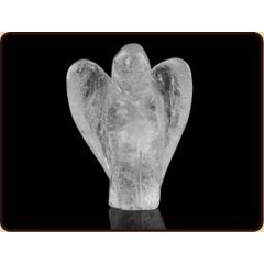 Ruben Robijn Staande engel bergkristal 20 mm (1 st)