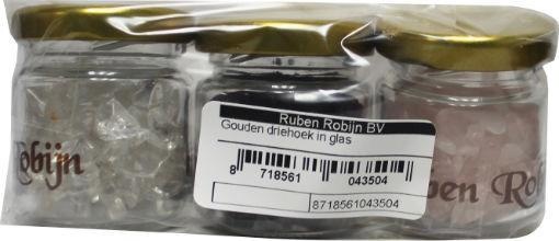 Ruben Robijn Ruben Robijn Gouden driehoek in glas (3 st)