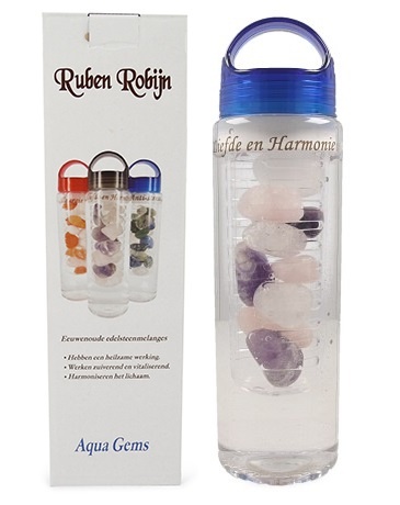 Ruben Robijn Ruben Robijn Aqua gems drinkfles liefde & harmonie (1 st)