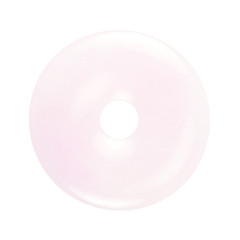 Ruben Robijn Donut 5cm roze kwarts (1 st)