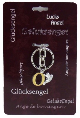 Steengoed Steengoed Geluksengel sleutelhanger O (1 st)