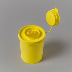Naalden container medibox geel 500ml (1 Stuks)