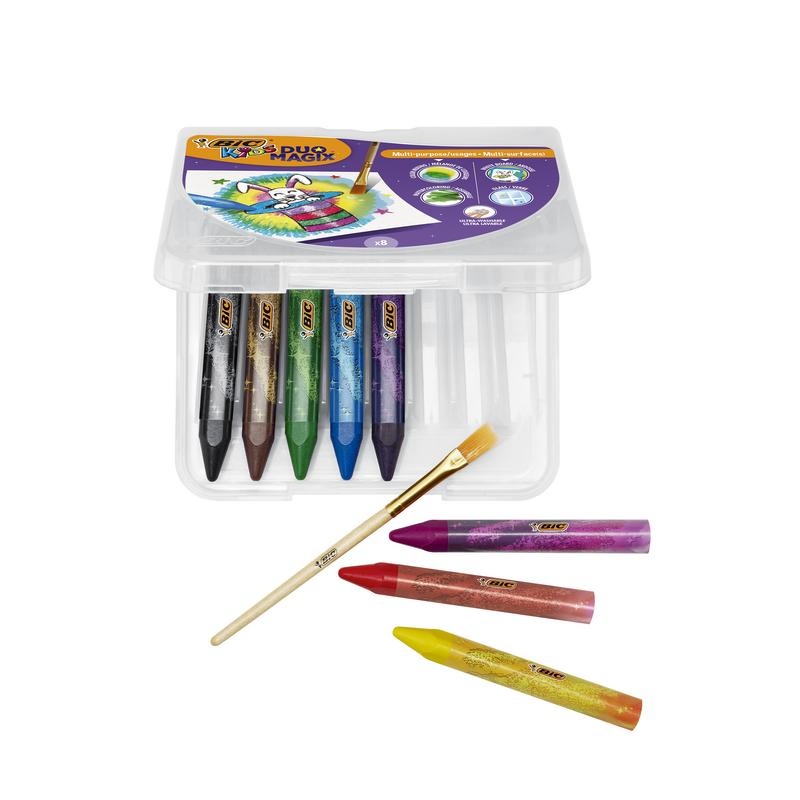 BIC Duomagix waskrijt box (8 stuks)