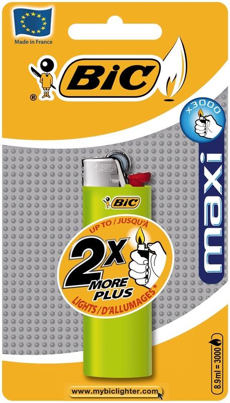BIC BIC J26 maxi aansteker blister (1 st)