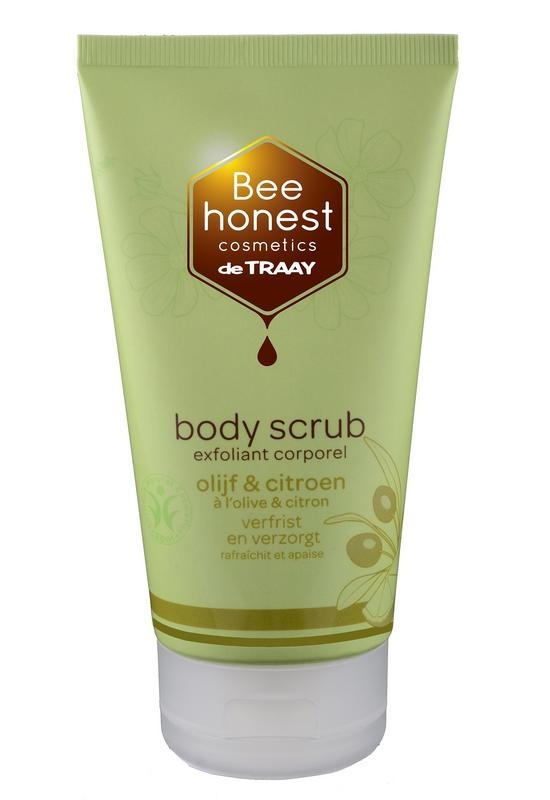 Traay Bee Honest Traay Bee Honest Body scrub olijf & citroen (150 ml)