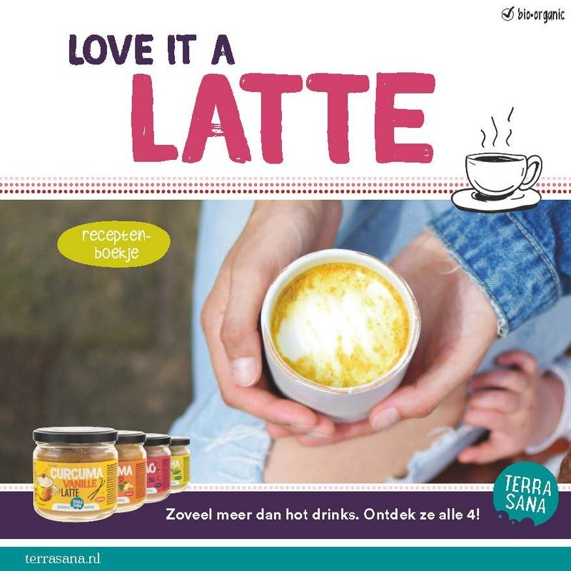 Terrasana Terrasana Recepten boekje latte B2C (25 st)