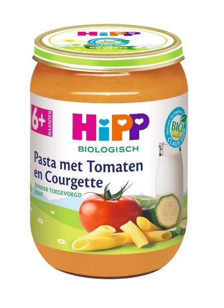 Hipp Hipp Pasta tomaat courgette bio (190 gr)