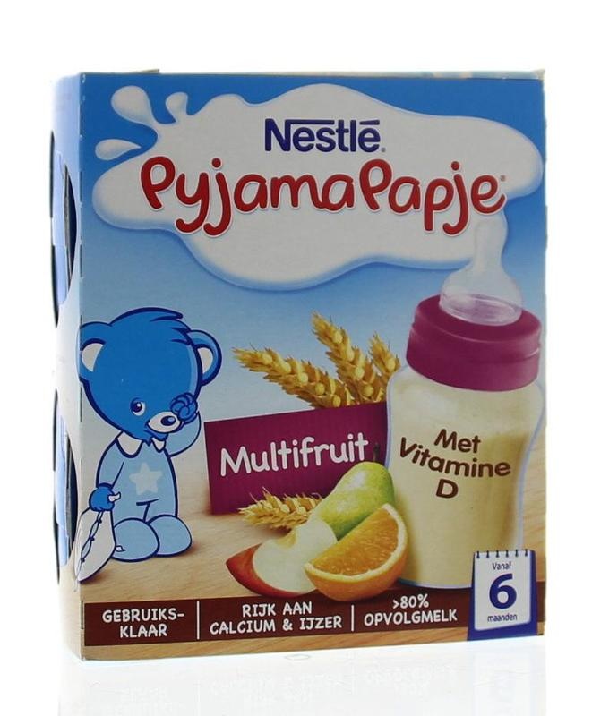 Nestle Pyjamapapje multifruit (2 stuks)