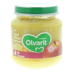 Olvarit Appel mango banaan 4M03 (125 gr)