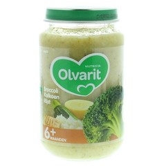 Olvarit Broccoli kalkoen rijst 6M00 (200 gr)