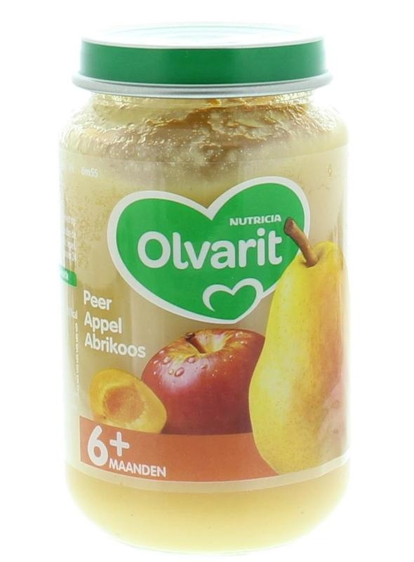 Olvarit Olvarit Peer appel abrikoos 6M55 (200 gr)