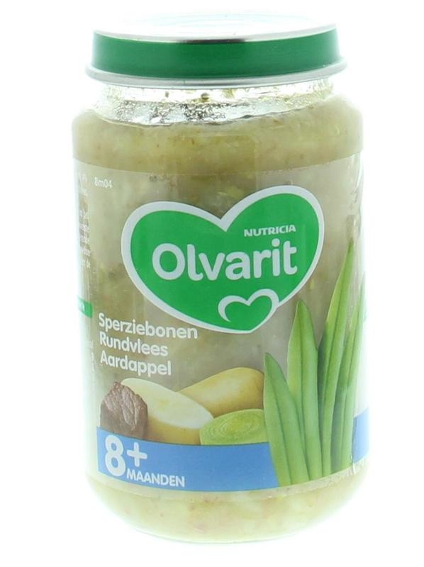 Olvarit Olvarit Sperziebonen rundvlees aardappel 8M04 (200 gr)