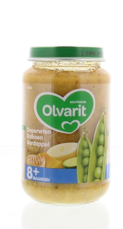 Olvarit Olvarit Doperwten kalkoen aardappel 8M05 (200 gr)