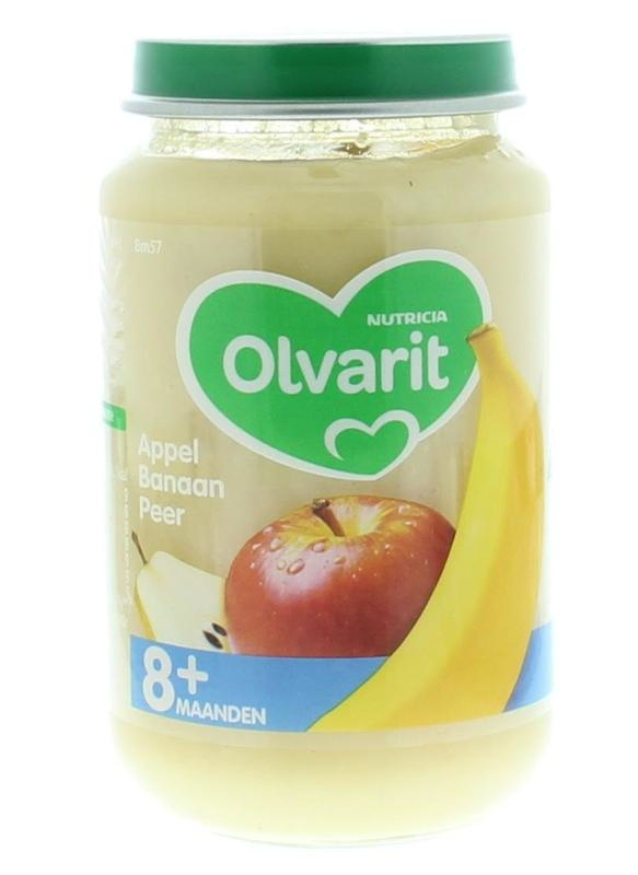 Olvarit Olvarit Appel banaan peer 8M57 (200 gr)