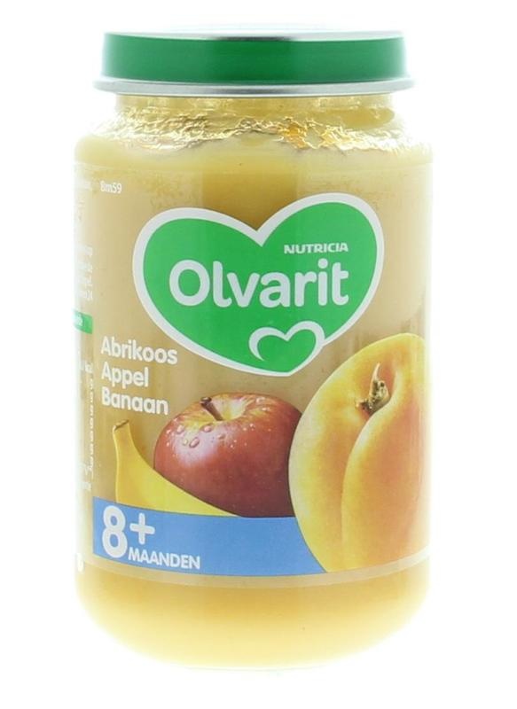 Olvarit Olvarit Abrikoos appel banaan 8M59 (200 gr)