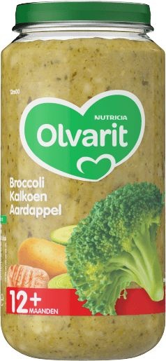 Olvarit Olvarit Broccoli kalkoen aardappel 12M00 (250 gr)