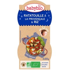 Babybio Ratatouille met rijst 200 gr bio (2 st)