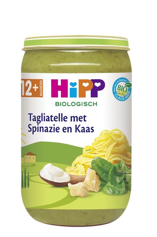 Hipp Hipp Tagliatelle met spinazie en kaas bio (250 gr)