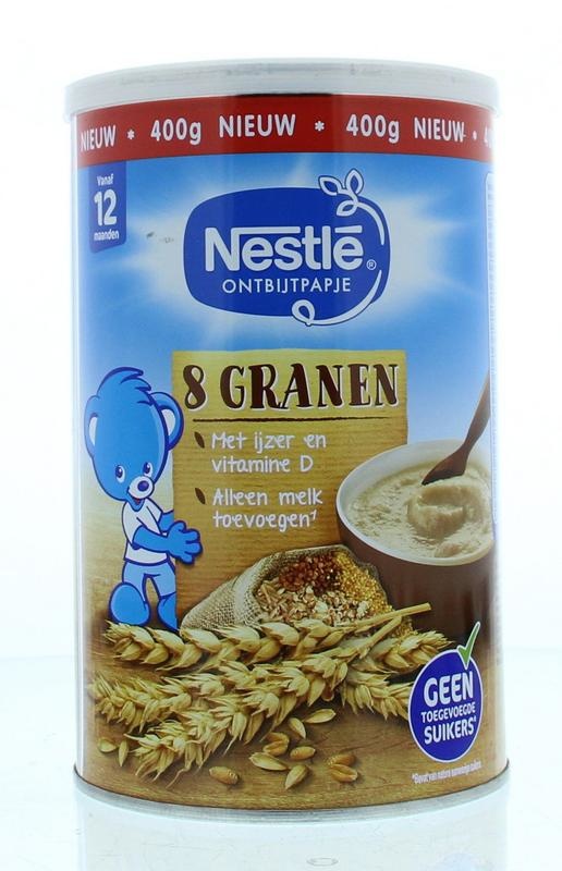 Nestle Nestle Ontbijtpapje 8 granen (400 gr)