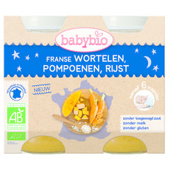 Babybio Wortel pompoen rijst 200 gr bio (2 st)