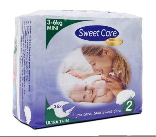 Sweetcare Sweetcare Premium mini maat 2 3-6kg (36 st)