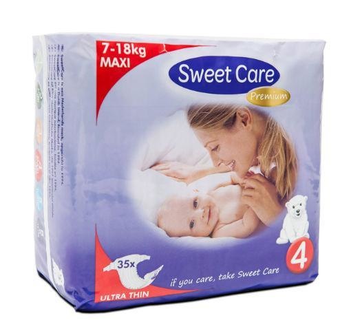 Sweetcare Sweetcare Premium maxi maat 4 7-18 kg (35 Stuks)