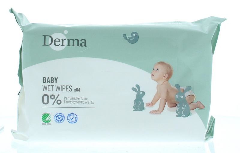 Derma Eco Derma Eco Babydoekjes (64 st)