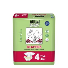 Muumi Baby Eco luiers maat 4 maxi 7-14kg (46 st)