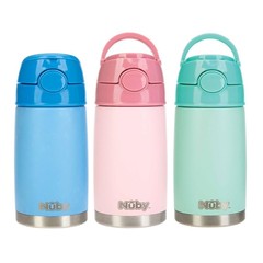 Nuby Thermosbeker 300ml 3+ jaar pastel (1 st)