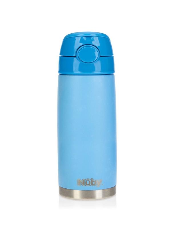 Nuby Nuby Thermosbeker 420ml 3+ jaar blauw (1 st)