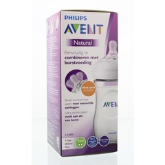 Avent Zuigfles natural 260ml incl speen (1 st)