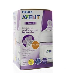 Avent Zuigfles 125ml incl speen (1 st)