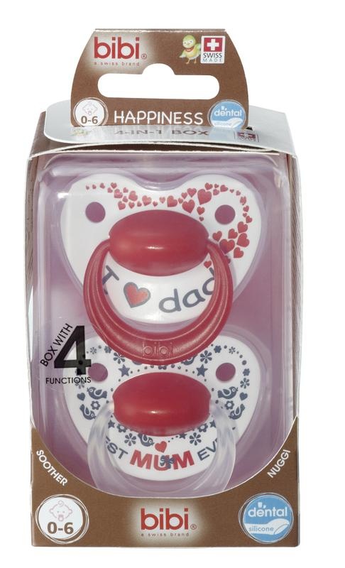 Bibi Happiness duo mama/papa 0-6 maanden (2 stuks)