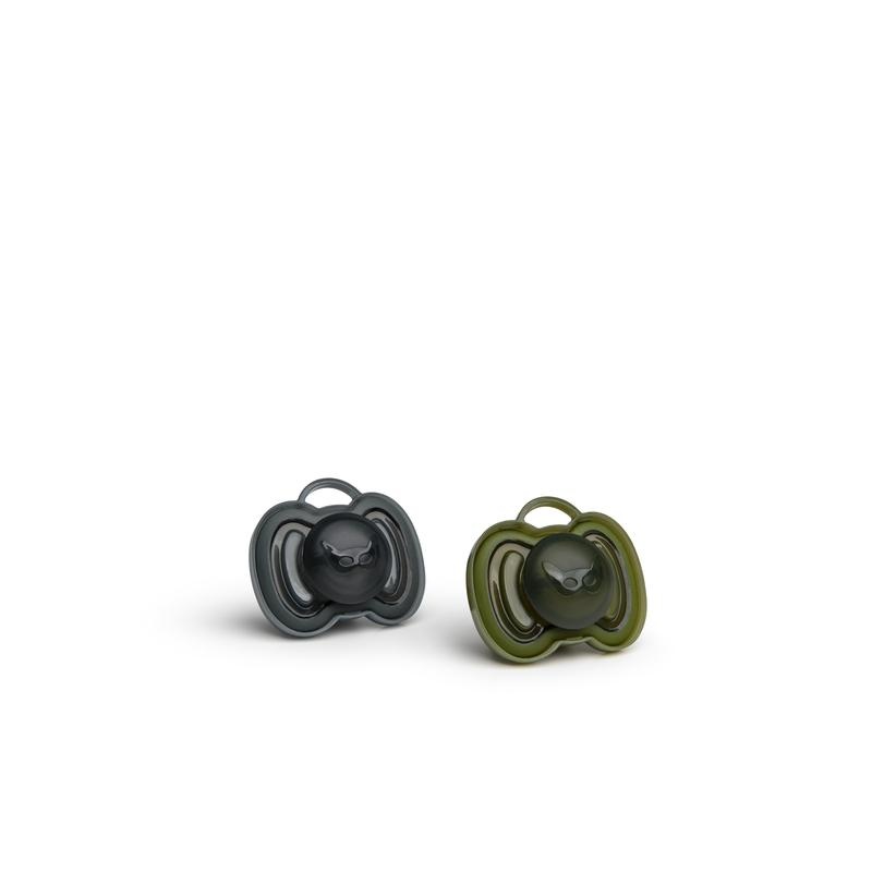 Herobility Heropacifier 0M+ black/green (2 stuks)