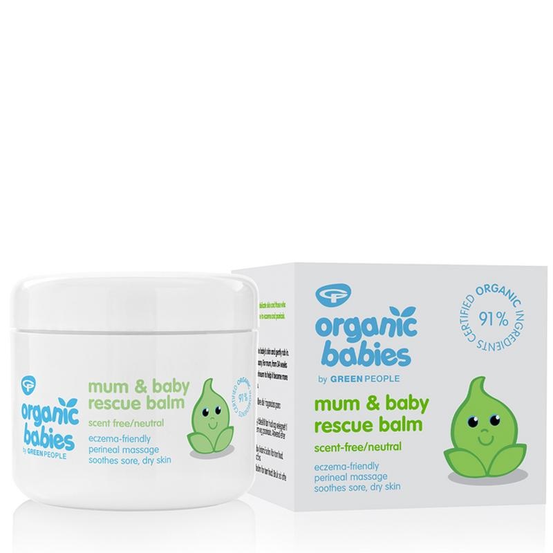 Green People Green People Organic babies mum & baby rescue balm scent free (100 ml)