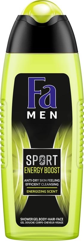 FA FA Men douchegel sport double power boost (250 ml)