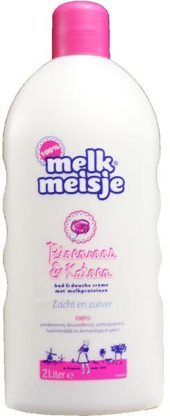 Melkmeisje Melkmeisje Bad & douche pioenroos (2 ltr)