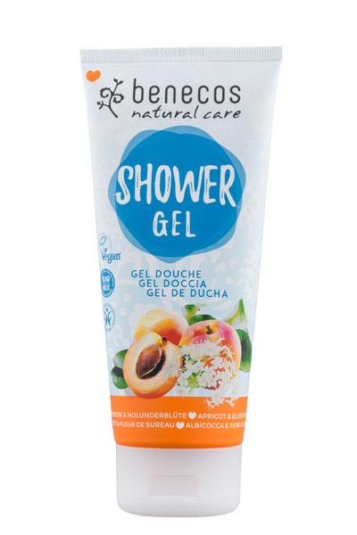 Benecos Benecos Douchegel abrikoos & vlierbes (200 ml)