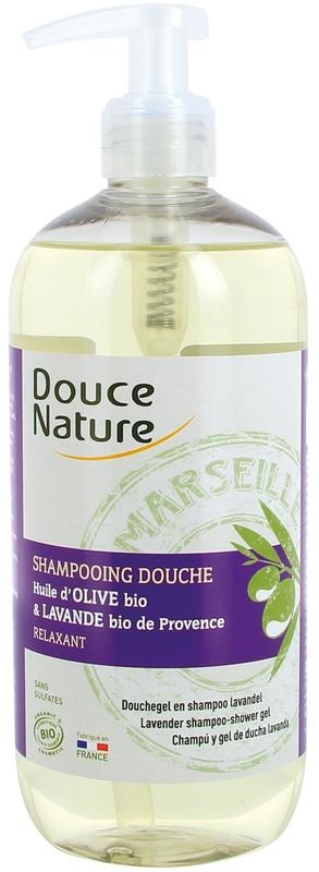 Douce Nature Douchegel & shampoo lavendel (500 ml)