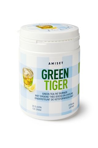Amiset Green tiger - Groene thee drank (132 gr) Amiset Green tiger - Groene thee drank (132 gr)