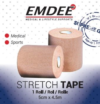 Emdee Emdee Easystretch tape 5cm x 4.5m (1 st)