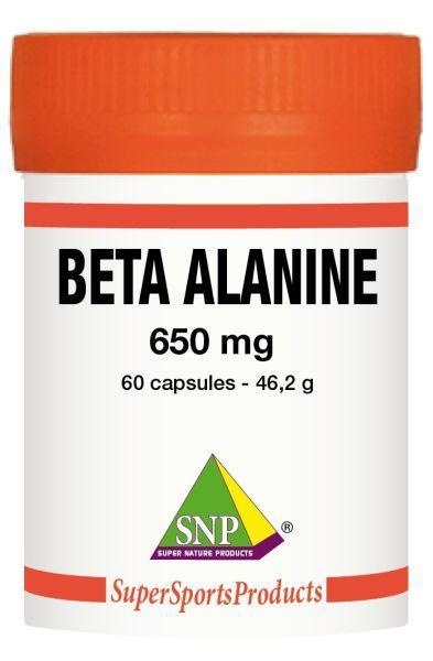 SNP SNP Beta alanine 650 mg puur (60 caps)