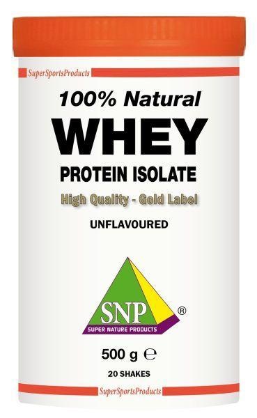 SNP SNP Whey proteine isolate 100% natural (500 gr)