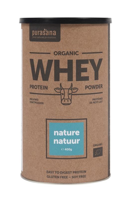 Purasana Purasana Whey proteine naturel bio (400 gr)